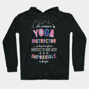 An awesome Yoga Instructor Gift Idea - Impossible to Forget Quote Hoodie